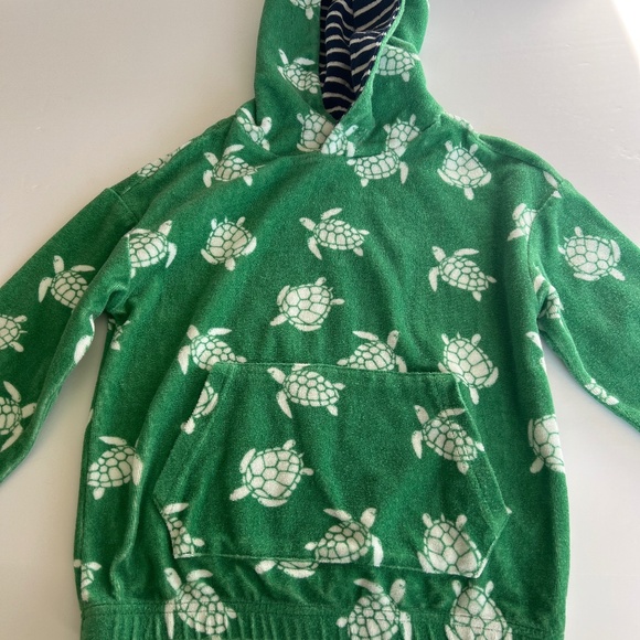 Mini Boden Terry Cloth hoodie cover up size Youth 7-8 - Picture 1 of 5